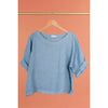Linen Boatneck Blouse