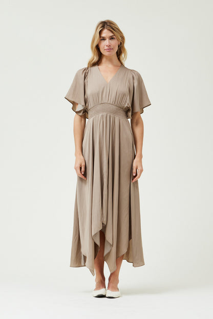 Effortless Satin Maxi Dress