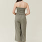 Tie Front Gauze Jumpsuit