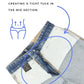 Tummy Control High rise relaxed straight Jeans