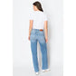 Tummy Control High rise relaxed straight Jeans