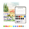 Watercolor Pocket set with Brush