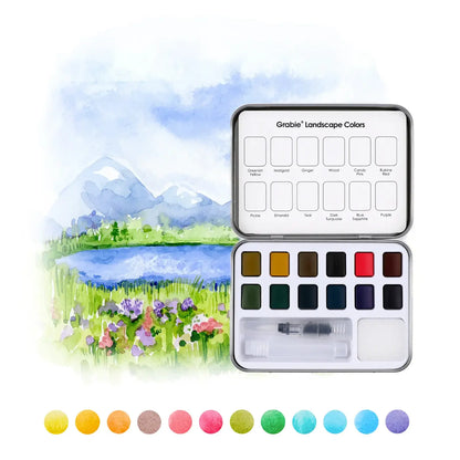 Watercolor Pocket set with Brush