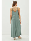 Modal V-Neck Adjustable Strap Maxi Dress