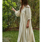 Long Sleeve Flare Maxi Dress