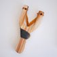 Wooden Slingshot with Felt Balls