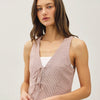Pinstripe Cotton Vest