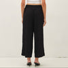 Linen Blend Cropped Pants