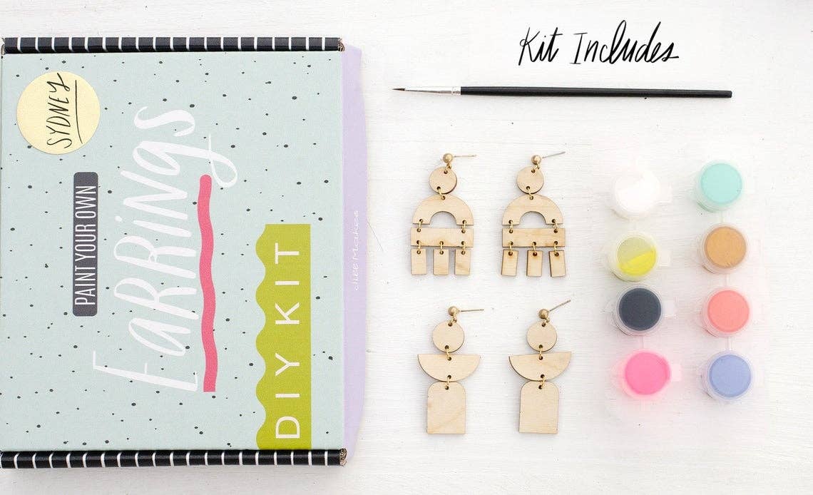 DIY Paint Your Own Statement Earrings Kit