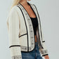 Boho Quilted Cropped Jacket