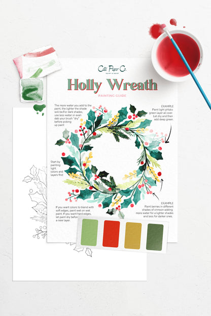 Christmas Watercolor Kit