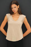 Basic Cap Sleeve Top
