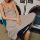Lightweight Gauze Tiered Midi Dress