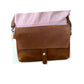 Snap Buckle Leather Crossbody Bag