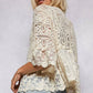 Crochet Floral Lace Cardigan