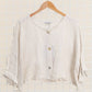 100% linen top