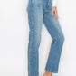 High Rise Stretch Straight Leg Jeans