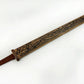 Mini Wooden Viking Sword with Norse Motif Light or Dark