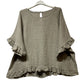 BLOUSE 100% LINEN