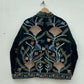 Velvet Suzani Hand Embroidered Jacket - Black