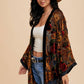 Burnout Velvet Kimono