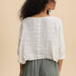 100% linen top