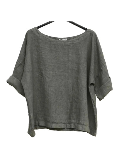 Linen Boatneck Blouse