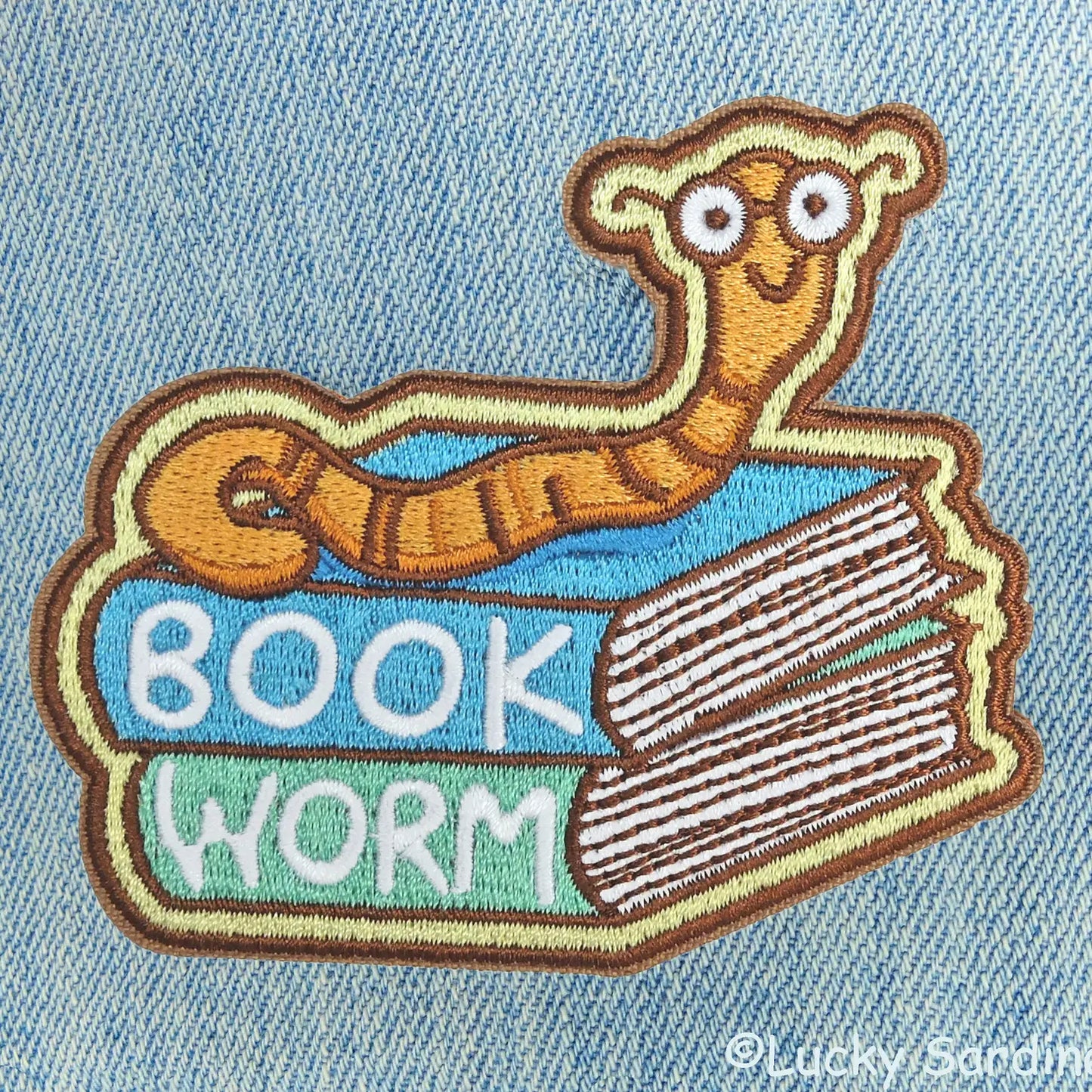 Lucky Sardine Embroidered Patch