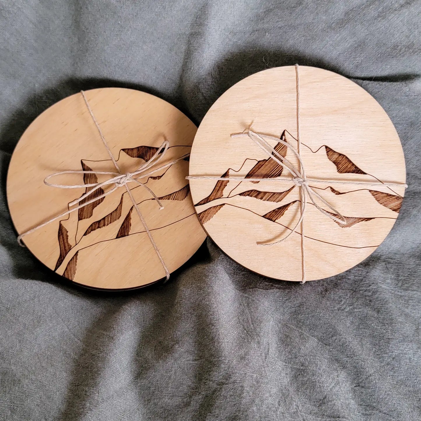 Wooden Engraved Coasters