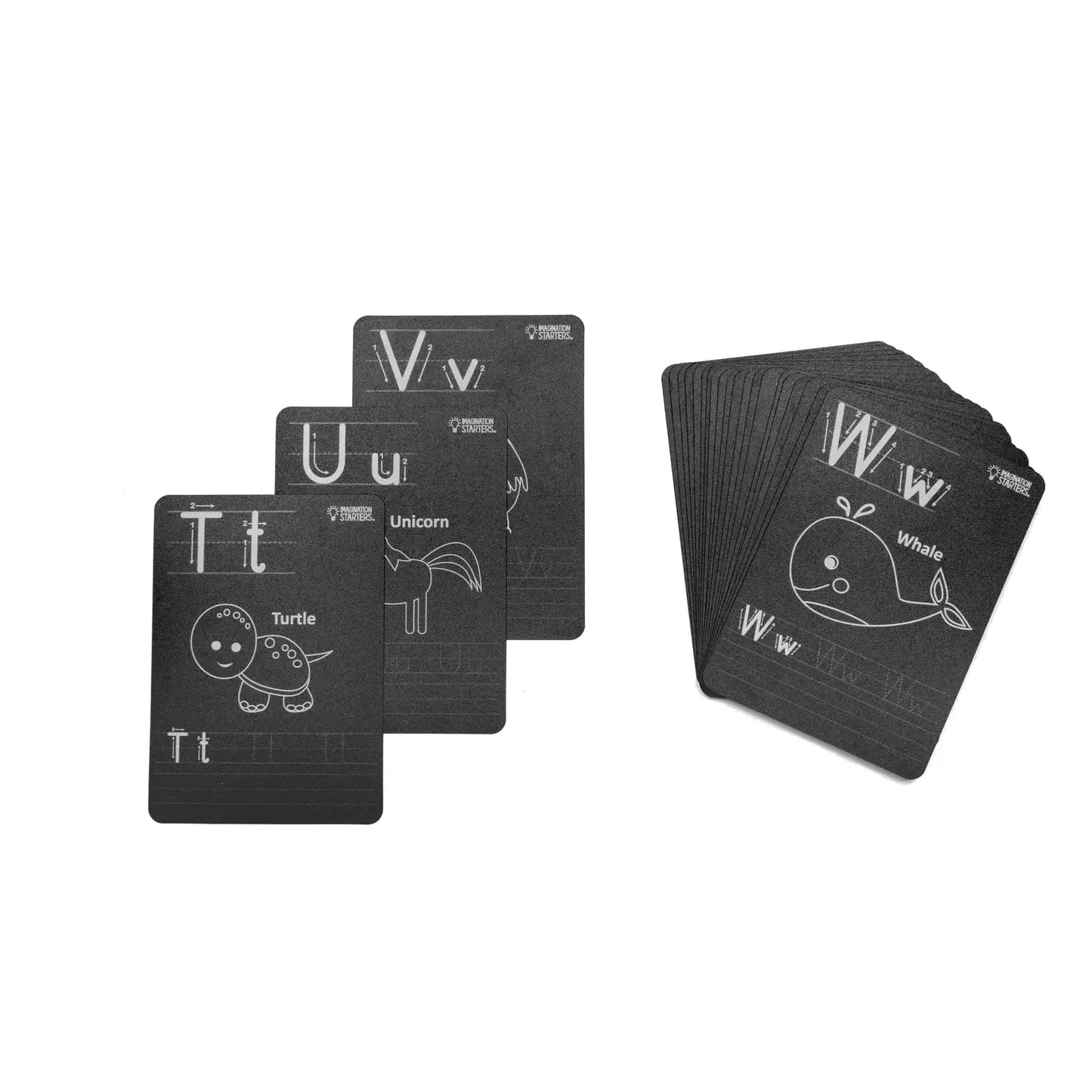 Chalkboard Alphabet Flash Cards