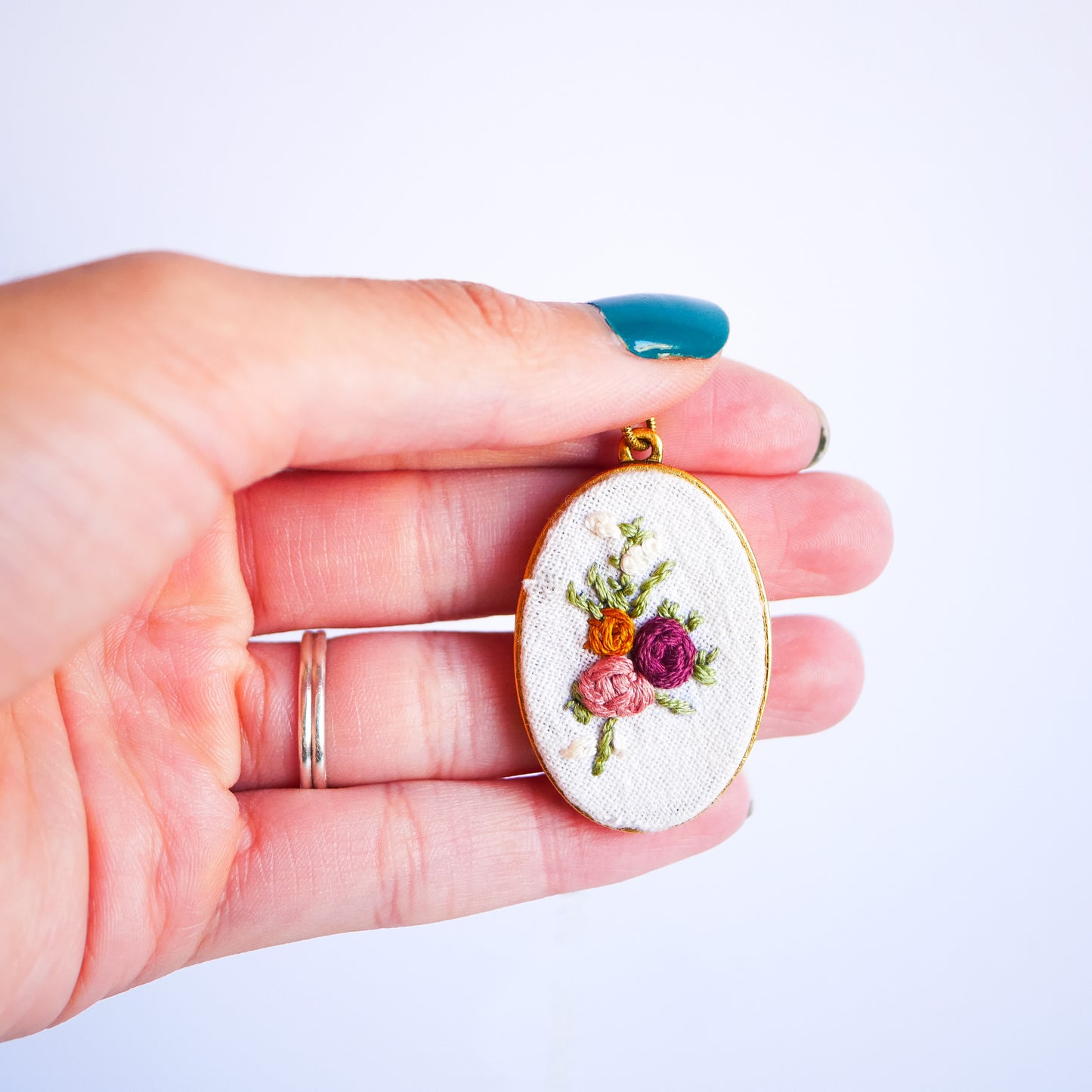 Embroidered Necklace Class - Tuesday April 16th 6-8pm