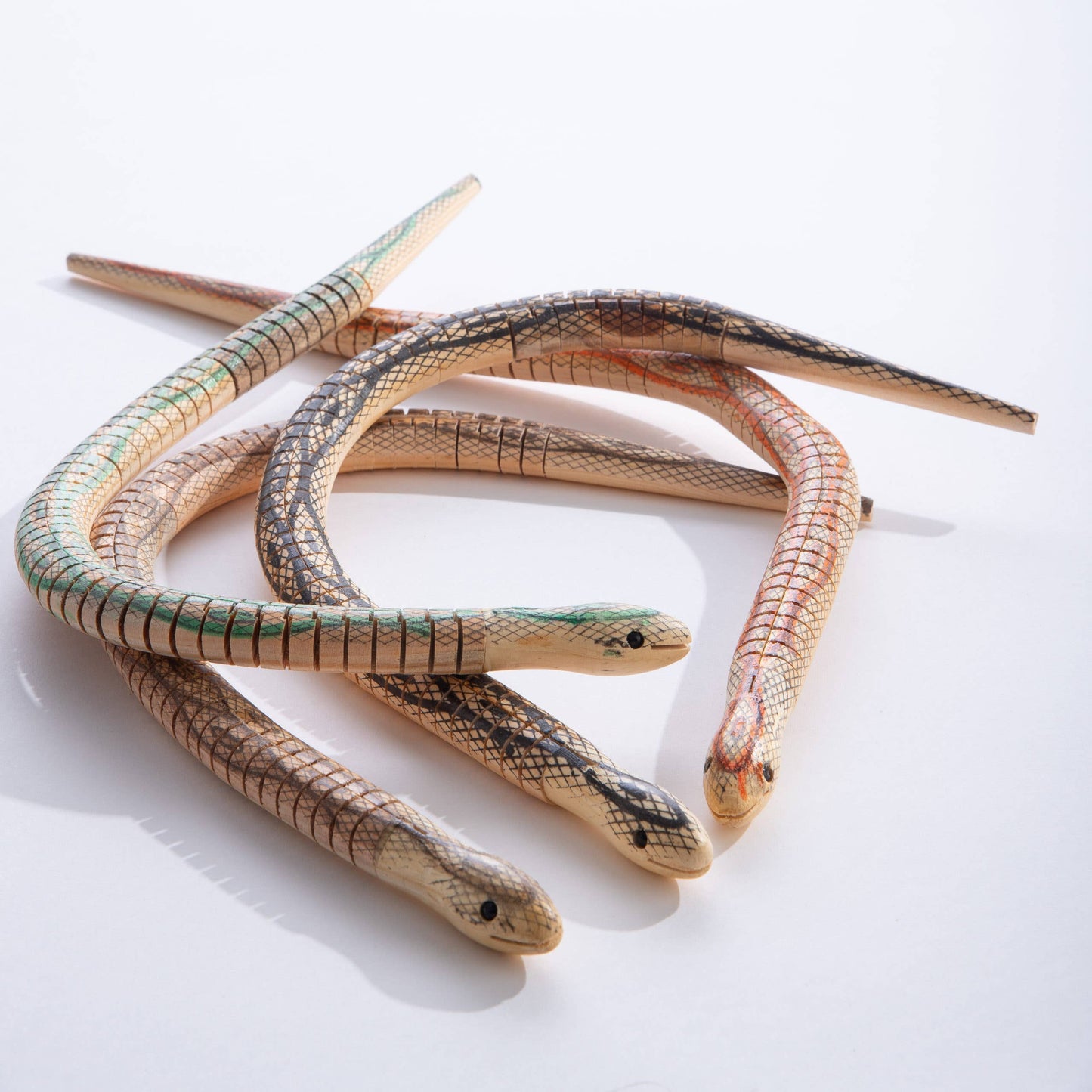 Wooden King Snakes