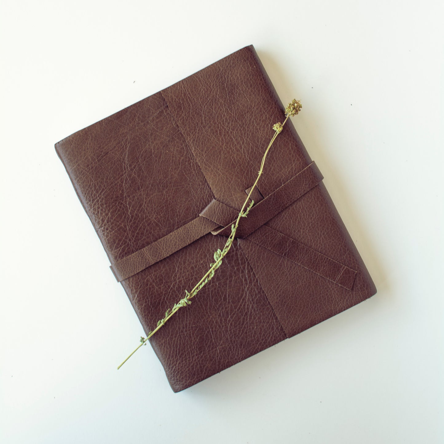 8x10 Unlined Leather Notebook