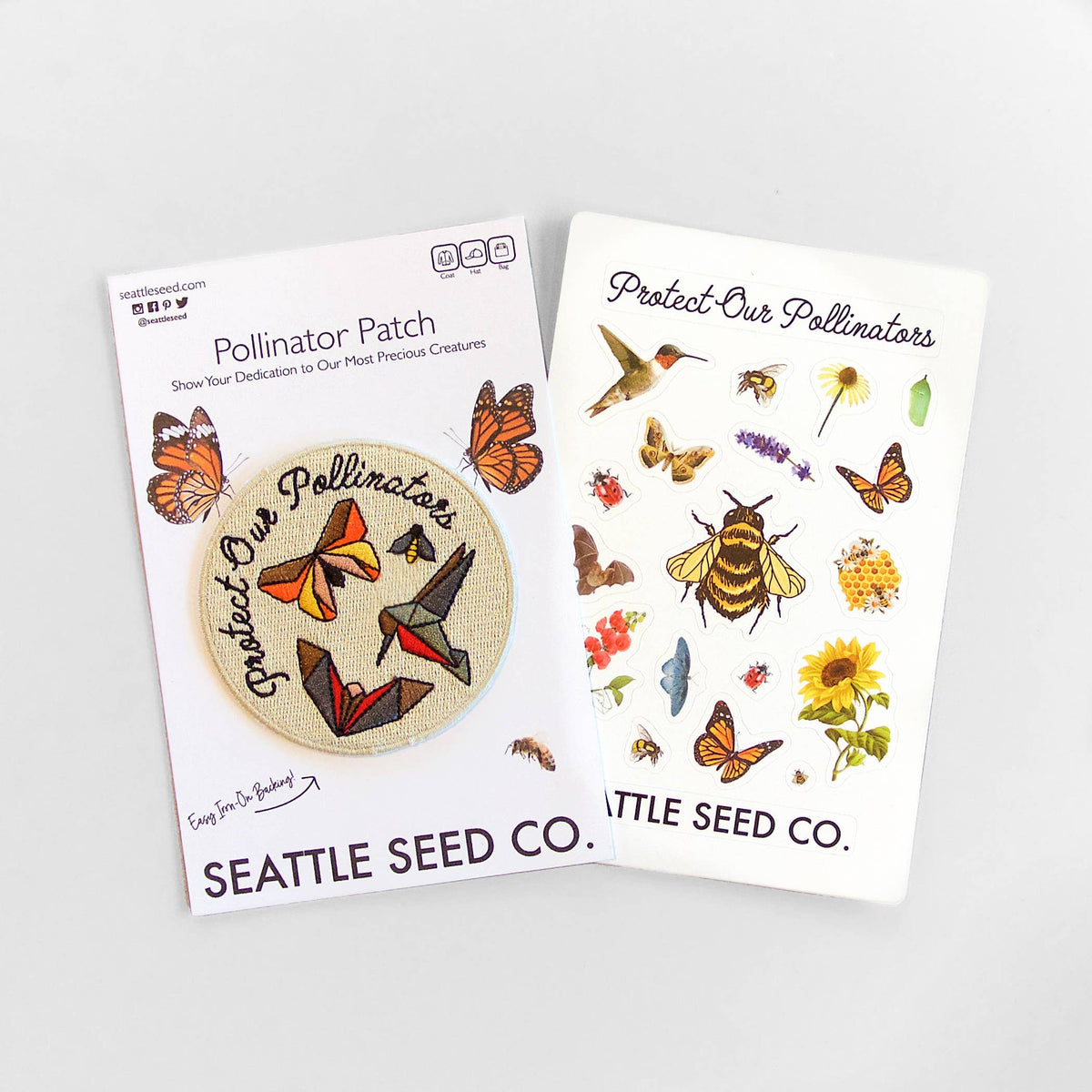 Pollen Sticker Pollinator Pride Patch & Sticker Kit – TheNaturalistsAtelier
