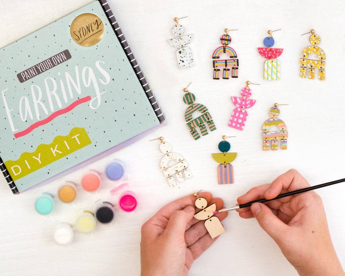 DIY Paint Your Own Statement Earrings Kit