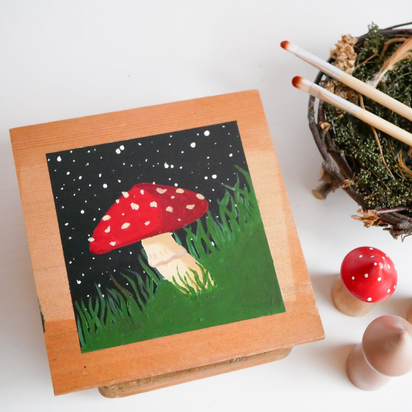 Private Group Class (only register if part of this group) - Mushroom Painting - Tuesday 10/17 5:30-7:00pm