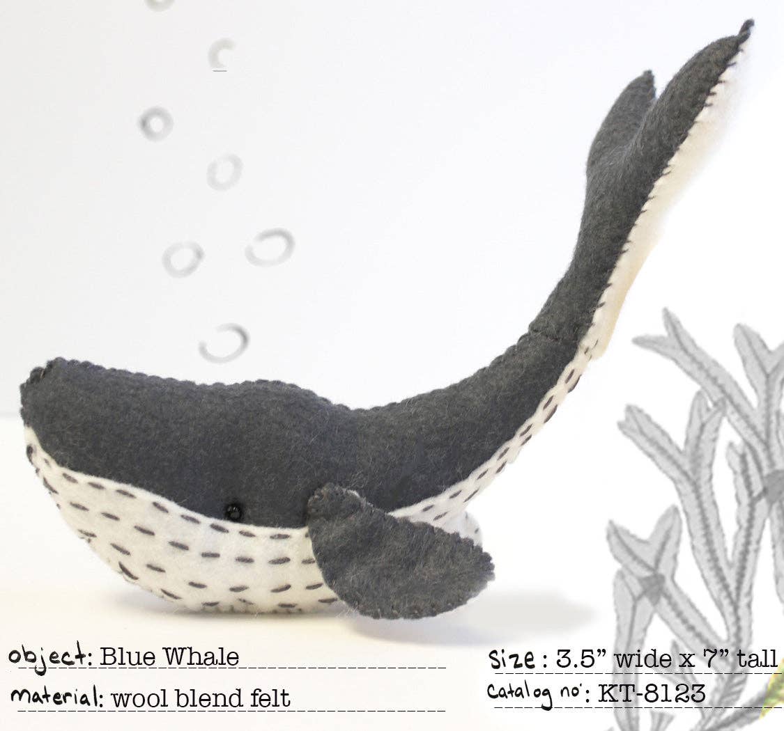 Blue Whale Felt Sewing Kit