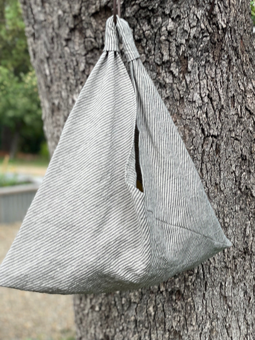 Handmade Linen Tote Bag