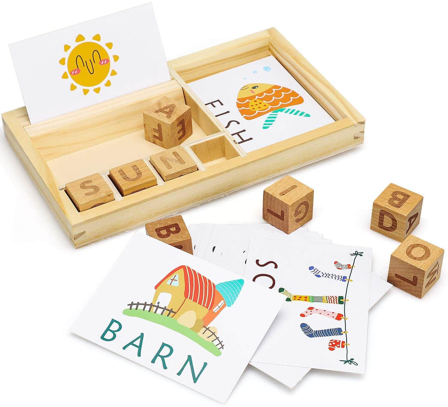 Wooden Matching Letter Games