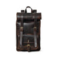 DuVall Leather Rolltop Backpack