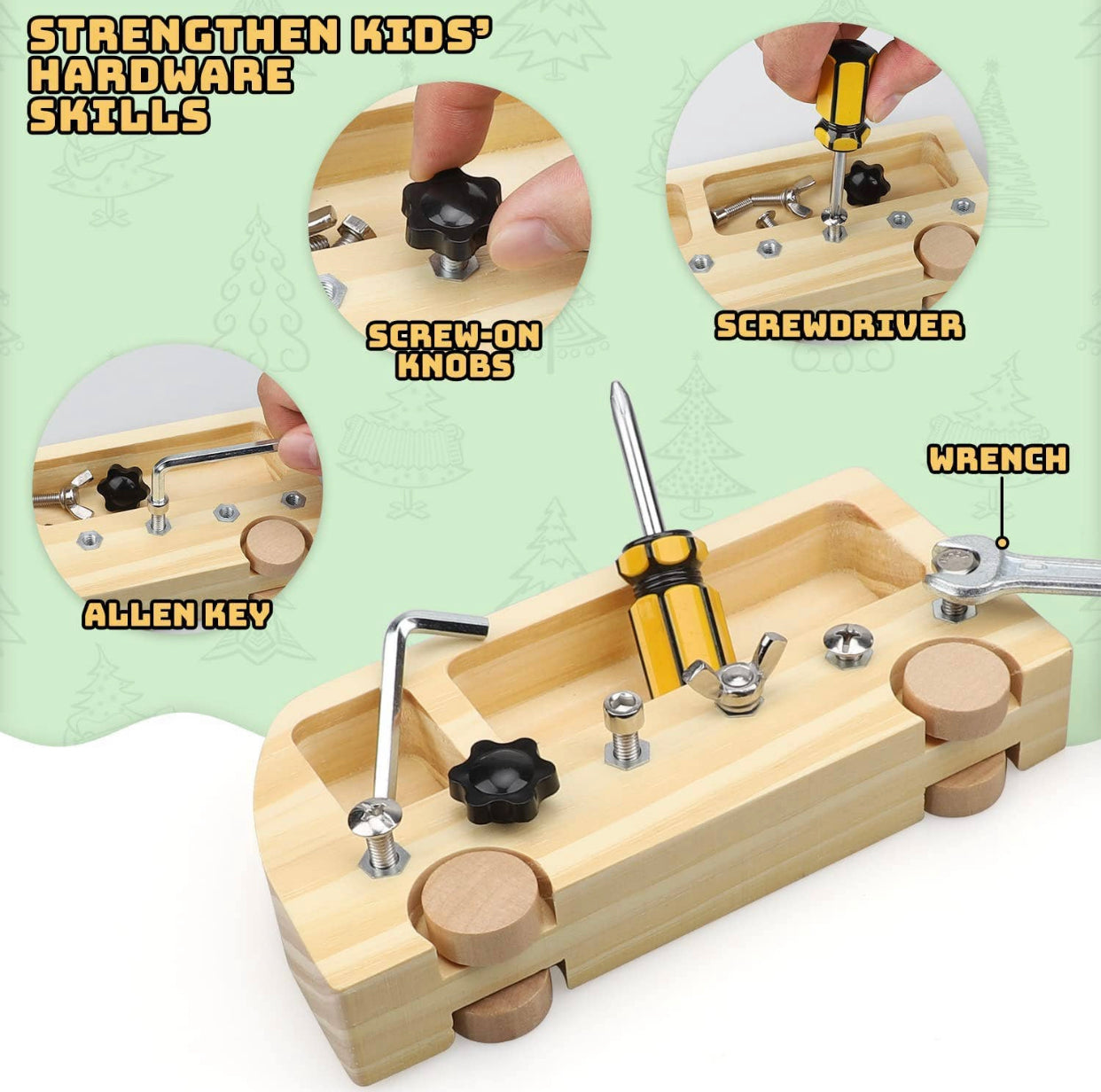 Wood Screwdriver Board Set