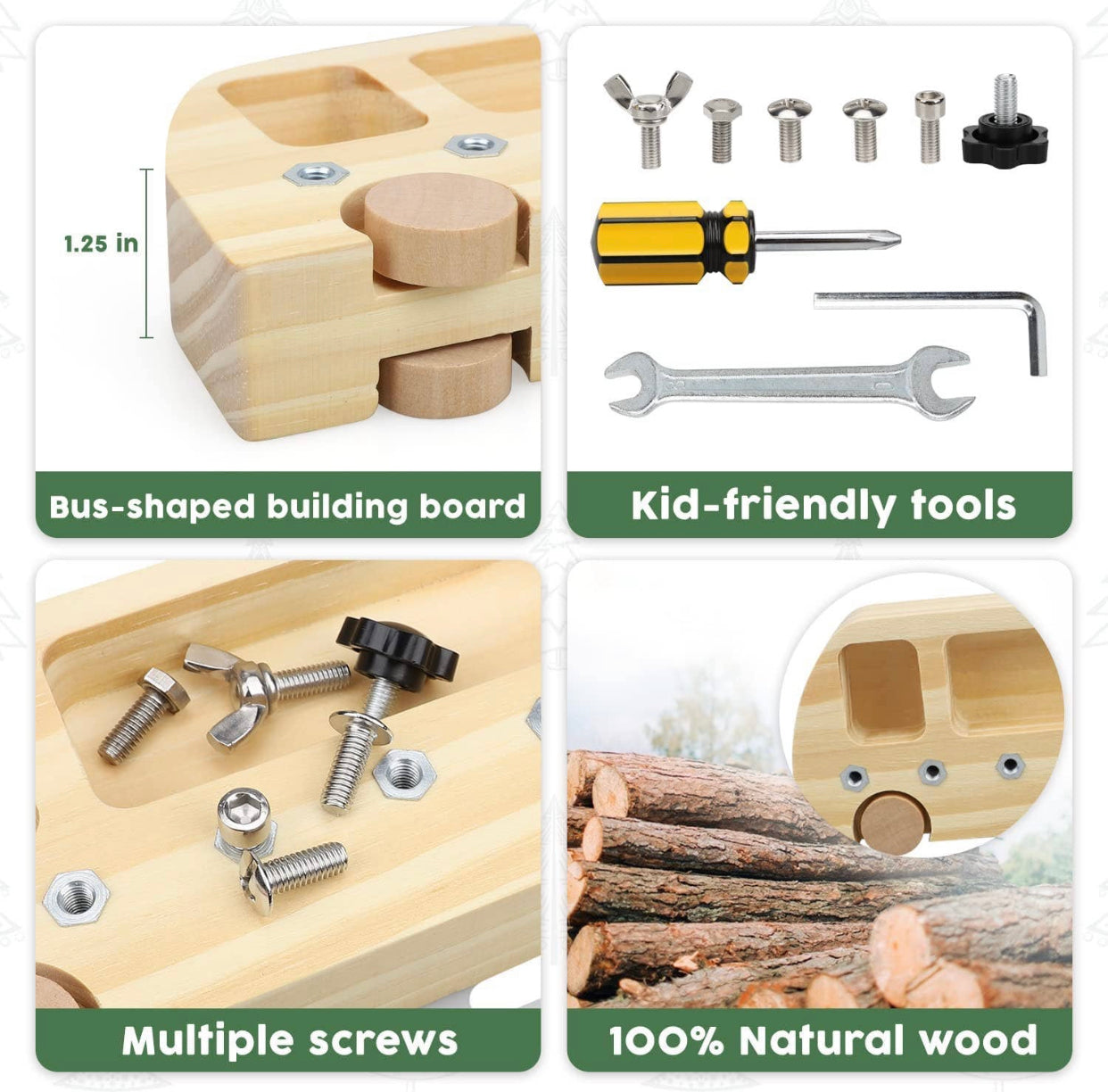 Wood Screwdriver Board Set